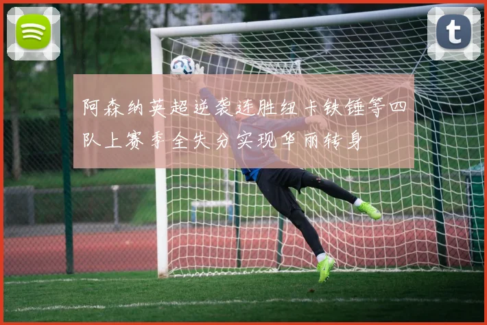 阿森纳英超逆袭连胜纽卡铁锤等四队上赛季全失分实现华丽转身