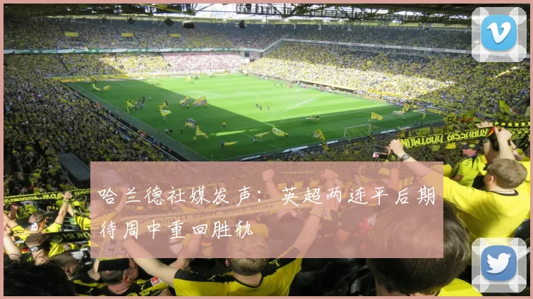 哈兰德社媒发声：英超两连平后期待周中重回胜轨